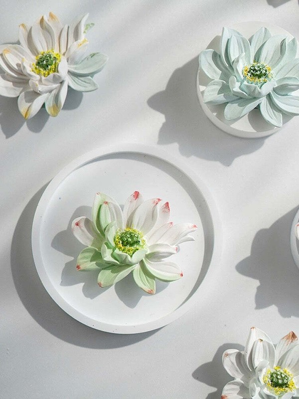 Large Lotus flower Silicone Mould Cake Fondant Candle Sugarcraft Soap Mother's d gallery
