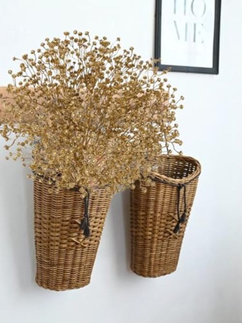 10 Pack Baby's Breath Artificial Flowers Bulk 3 Branches Faux Baby Breath Gold gallery