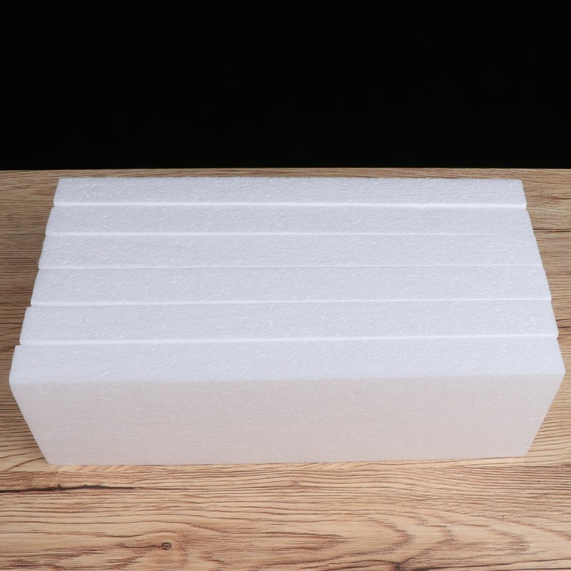 6Pcs 30x15x2.5cm Bricks DIY Blocks Cake Cake Embryo Model Block for gallery