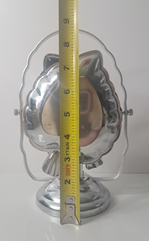 Vintage Riviera Chrome-Plated Metal 3-Tier Candy Cake Stand 1960s Hong Kong gallery