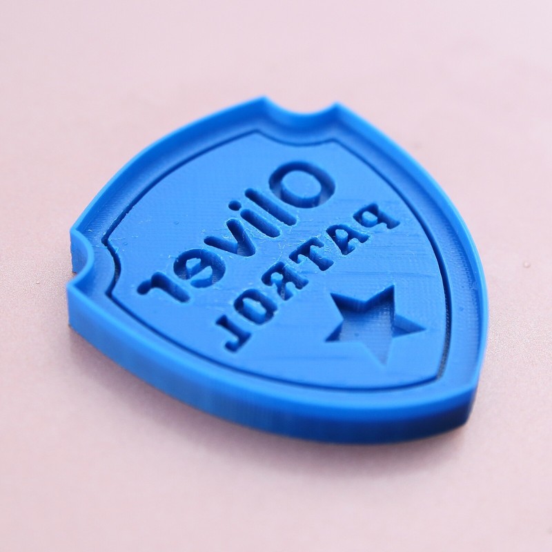 Your Personalised Paw Patrol Badge Embosser Fondant Cutter Birthday Decoration. gallery