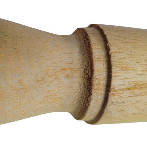 Wooden Rolling Pin Roller Maker Chapatti Roti Pan Cake Two Handles Ceylon New gallery