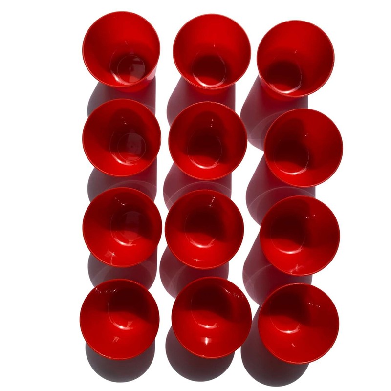 1 Set 12 Pieces 5cm Red Puto Mold - Perfect for Kue Talam, Kutsinta, Lompang gallery