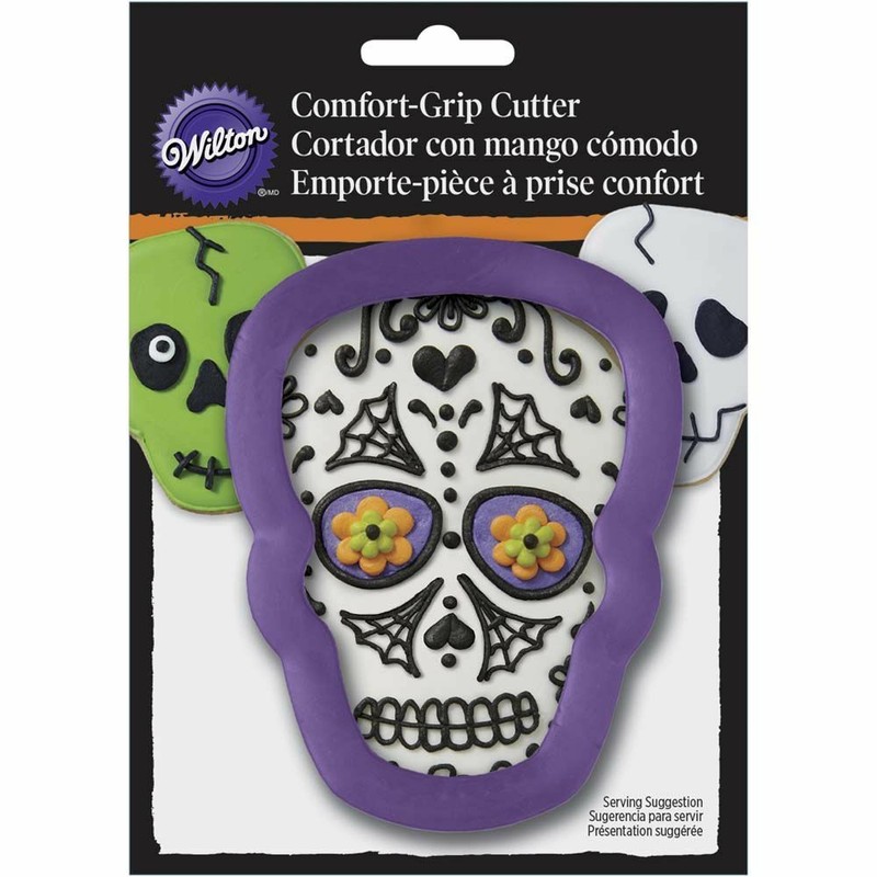 2310-3742 – Wilton Comfort Grip Purple Skull Cookie Cutter