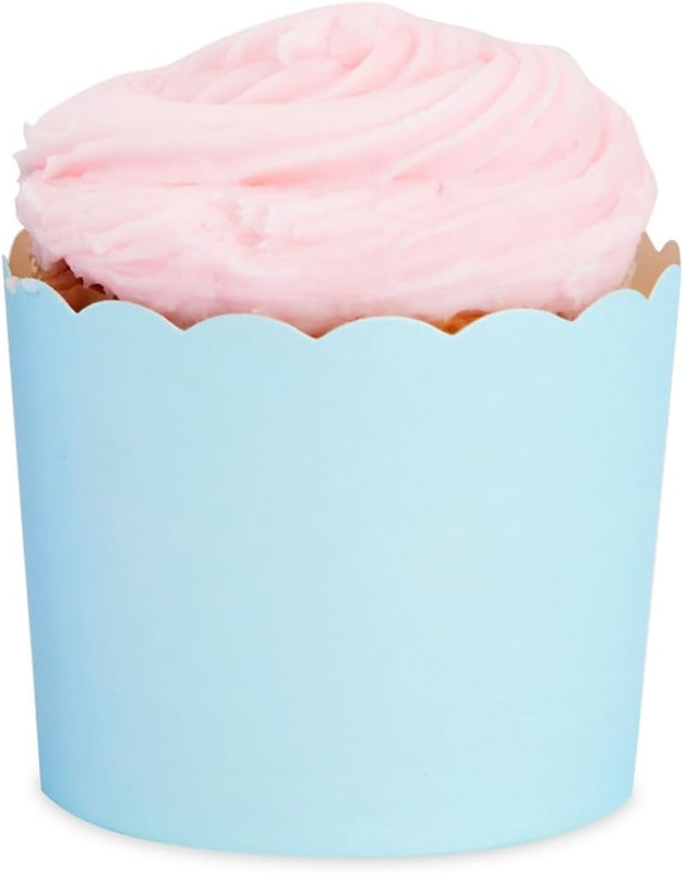 50 Pack Cupcake Liners Wrappers, Muffin Paper Baking Cup for Birthday Party, Rai gallery