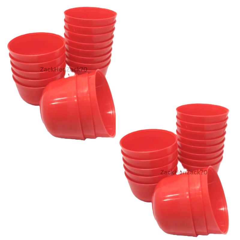 Puto Mold Talam Pichi Kutsinta Lompang Red Color 32 pieces 4.5cm Cups Small Size gallery