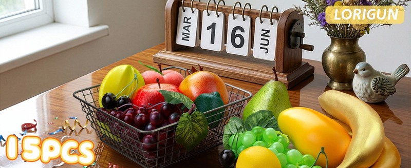 15 Pcs Fake Fruits Pa, Artificial Fruits for Decorat Home gallery