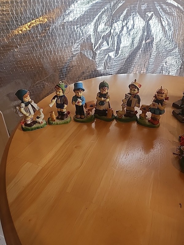6 Piece Set Vintage Hummel Plastic Boy And Girl Cake Topper/ornaments – Macau