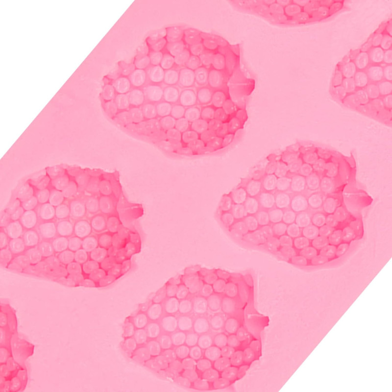 Silicone Fruit Snack Molds, 3D Strawberry Lemon Fondant Baking Molds, Mini Pi... gallery