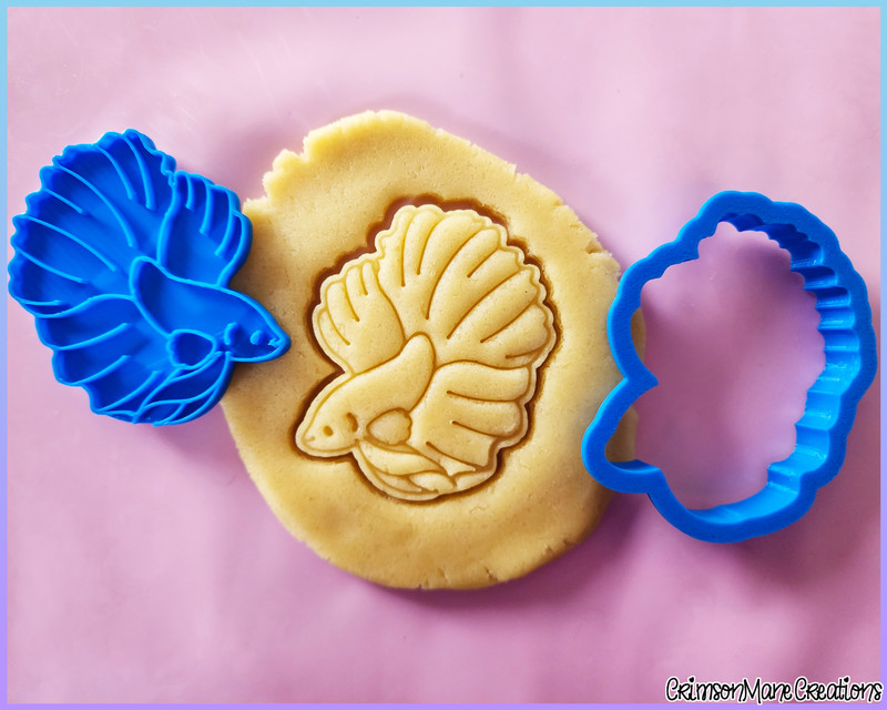 Betta Fish Cookie Cutter Siamese Fighting Biscuit Baking Supplies Fondant Tool gallery