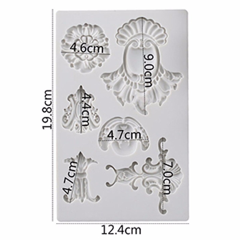 Decor Mould Fondant Silicone Mold for Clay Polymer Resin Decoration Mould #5 gallery