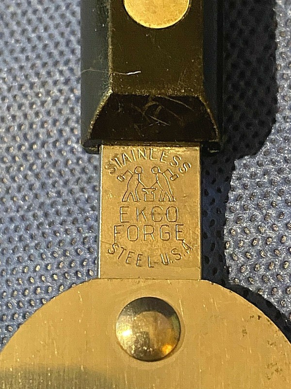 Vintage Ekco Icing Spatula Spreader Forge Stainless Steel Made in USA gallery