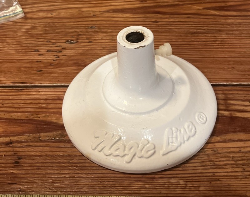 Vintage Magic Line Cast Iron Cake Stand Base Only