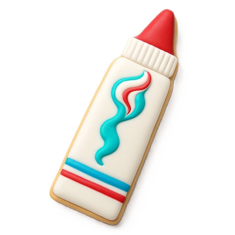 6 Piece Tooth Toothbrush Toothpaste Dental Floss & Lips Dental Cookie Cutter Se gallery