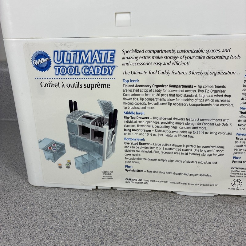 Wilton Ultimate Baking Caddy Tool Storage Case Kit Organizer Craft Model Set gallery