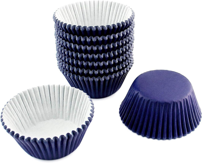 Standard Size Baking Cups Christmas Party Cupcake Liners 200 Pcs (Navy Blue) gallery