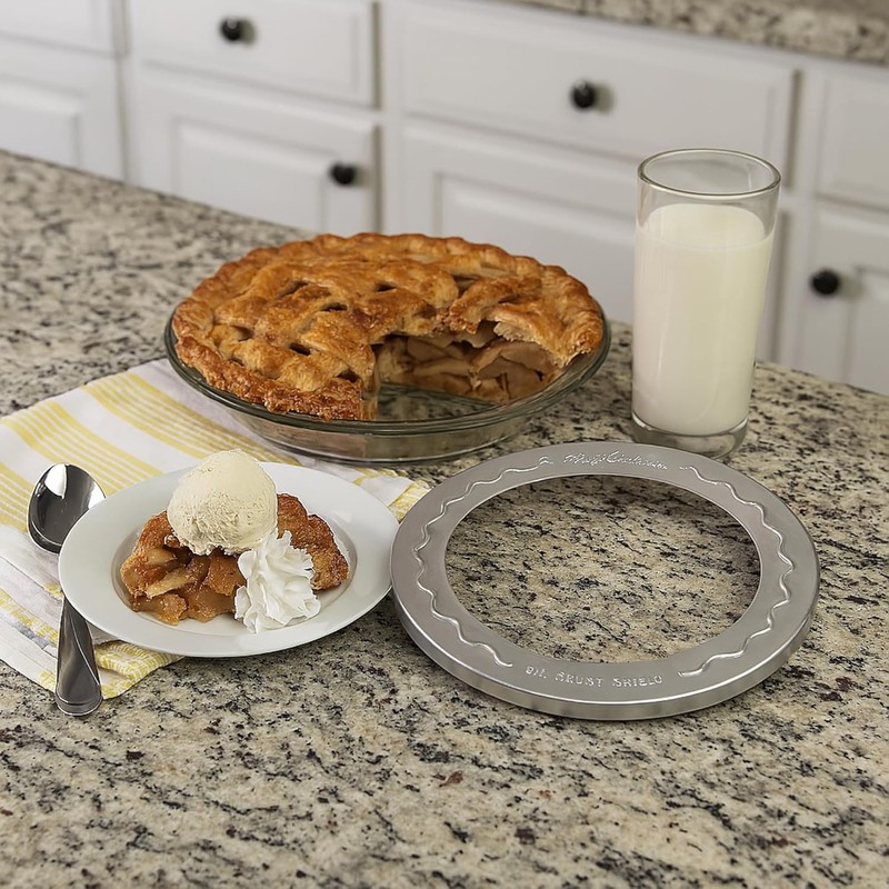 Pie Crust Protector Shield Set Of 2 Fits 9.5-Inch And 10-Inch Pie Plates gallery