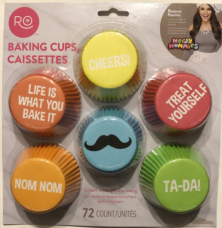 New Rosanna Pansino Nerdy Nummies Baking Cups *72 Count* NIP! Hot!!!