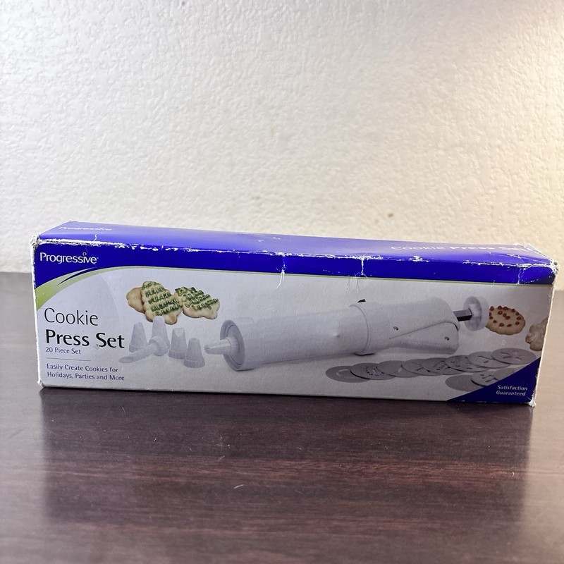 Progressive 23 Piece Cookie Press Decorating Baking Holiday - New In Open Box gallery
