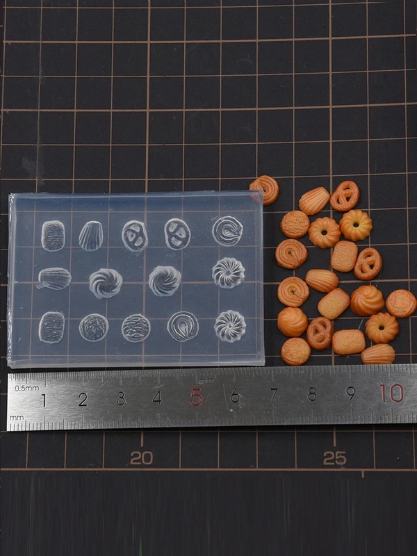 Pottery Clay Mini Caramel Cookies DIY Silicone Molds gallery
