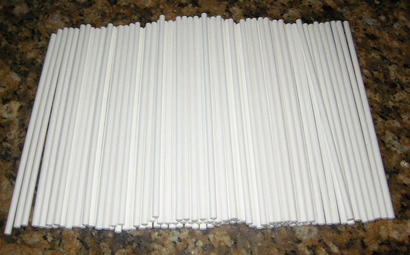 Sucker Lollipop Sticks 6" x 5/32" 2000 ct. Candy & Chocolate Cake Pop Making gallery