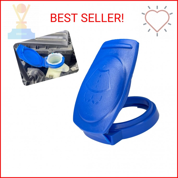 ESWW Windshield Washer Fluid Cap, Windshield Wiper Fluid Reservoir Cap for VW At