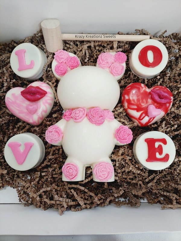 Breakable Heart Molds Chocolate Molds Silicone Valentines Day Gift Diamond Heart gallery