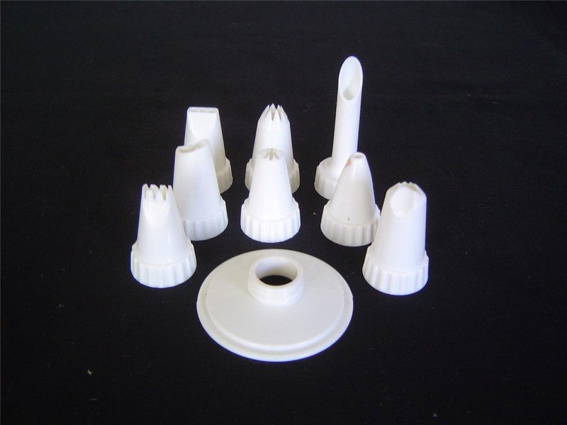 Replacement COOKIE DISCS, ICING TIPS And NOZZLES For SUNWARE COOKIE PRESS Parts gallery
