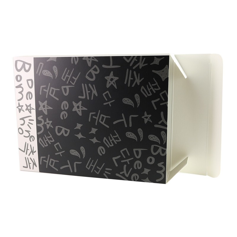 Black/White Storage Boxes for Face Masks and Party Favors in Many QTY (5×6.5″)