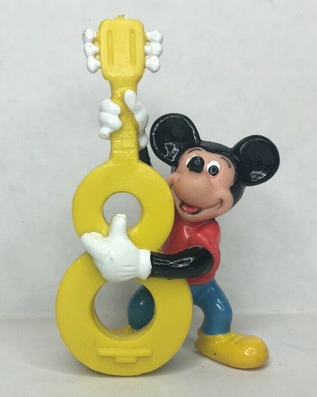 DISNEY Mickey Mouse APPLAUSE FIGURE 8th Birthday 8 Rare Cake Topper