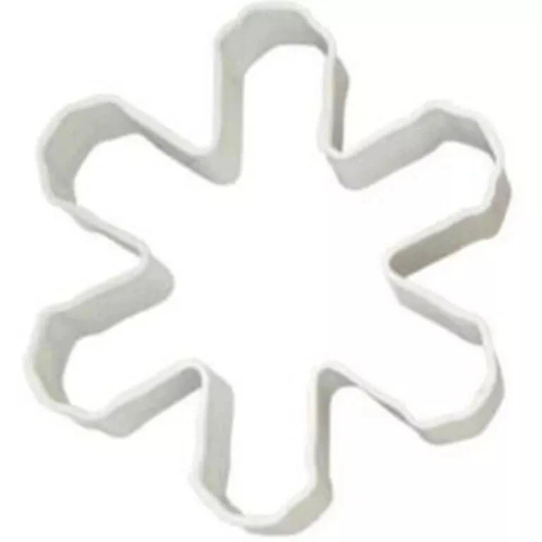 Wilton Christmas Cookie Cutters metal SNOWFLAKE AND SNOWMAN standard size gallery