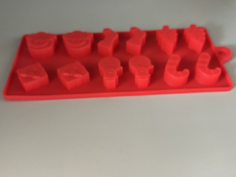 Silicone Shaped Candy Mold Chocolate Gummy Assorted Shapes Winter Holidays NEW gallery