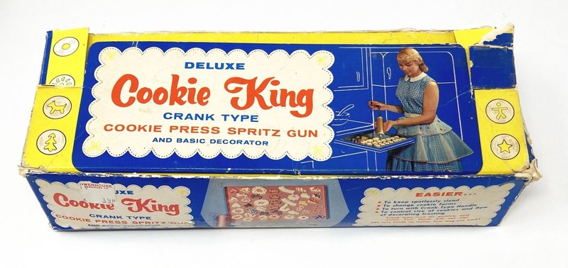 Nordic Ware Cookie King Press Spritz Gun with Crank and 9 Discs
