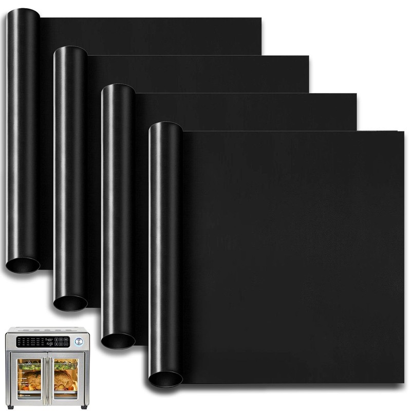 GCQ Oven Liners for Bottom of 12″x12″ Emeril Lagasse 26QT, Black