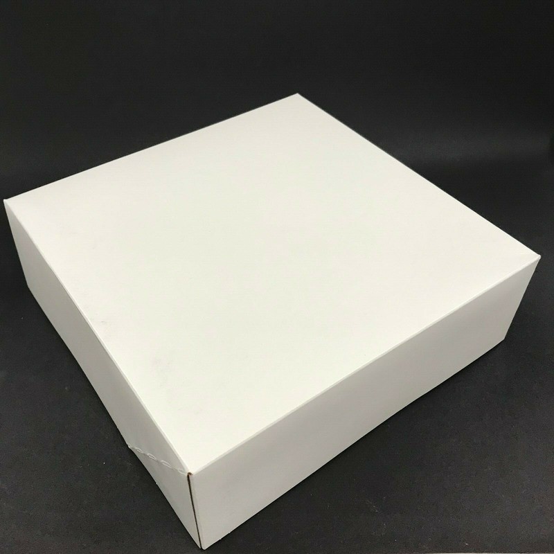 Bakery Box White Paperboard Cake-9" Pie-Cookies-Muffins-- 18 Count - New Stock gallery