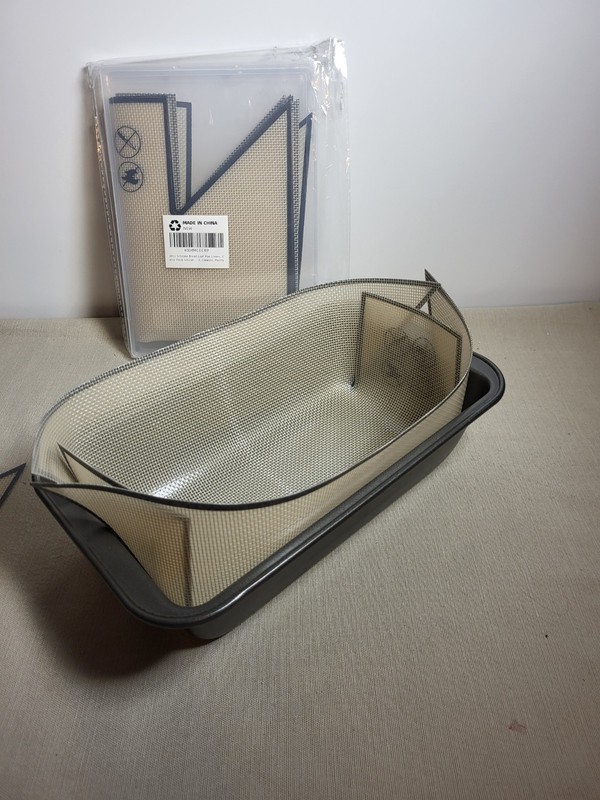 Silicone Bread Loaf Pan Liners 2 Pack Extra Thick Baking Fits 9x5 Pan NEW gallery