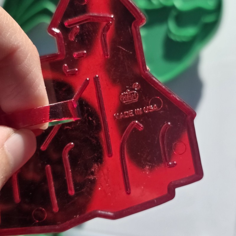 Lot 6 Wilton Christmas Cookie Cutters Turkey House angel candle wreath star 1978 gallery