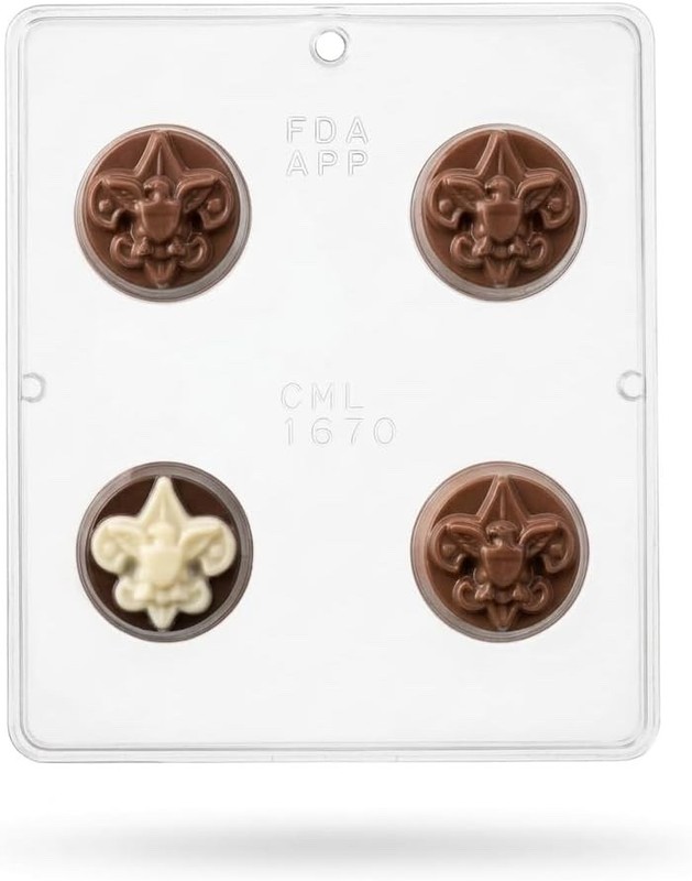 Boy Scout Cookie Sandwich Chocolate Candy Mold 1670 NEW gallery