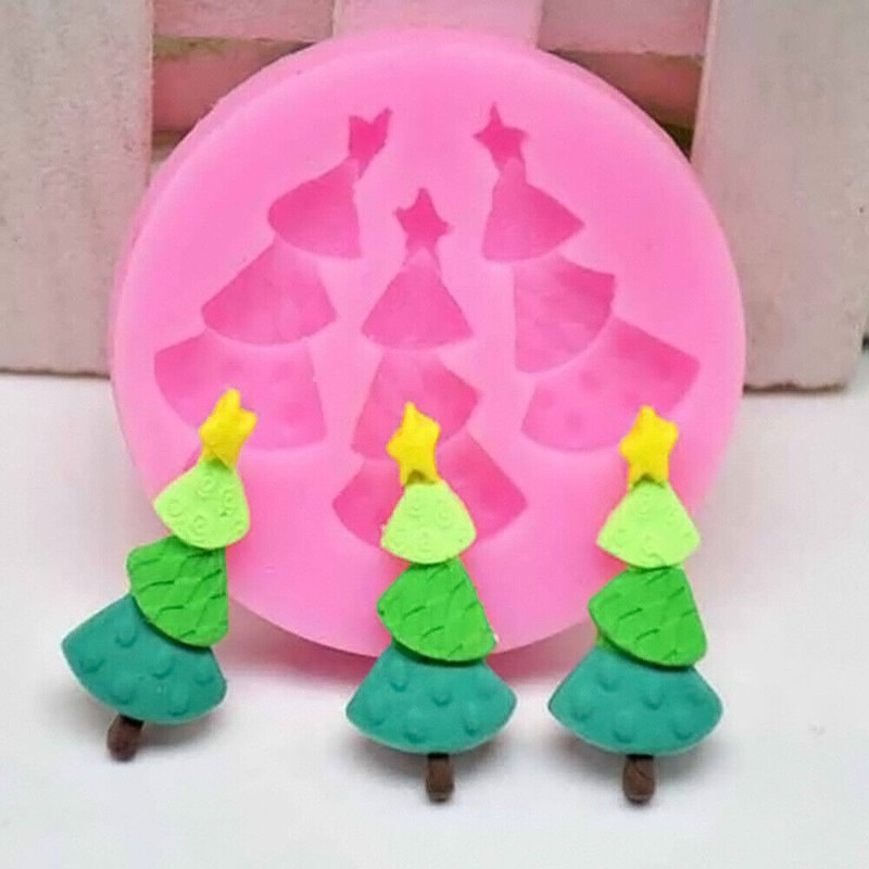 Chocolate Candy Molds Xmas Fondant Silicone Snowflake Mould gallery