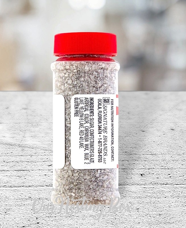 2 Betty Crocker Decoration Silver Shimmer Sugar Gems ~ Sprinkles ~2.2oz gallery