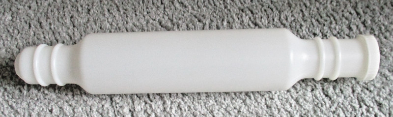 Tupperware Fill N Chill Rolling Pin #1003 Ice Water Freezer White 15.5”
