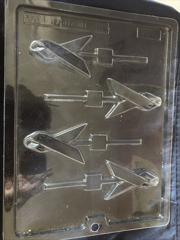 Cancer Awareness Ribbon Lollipop Chocolate Mold