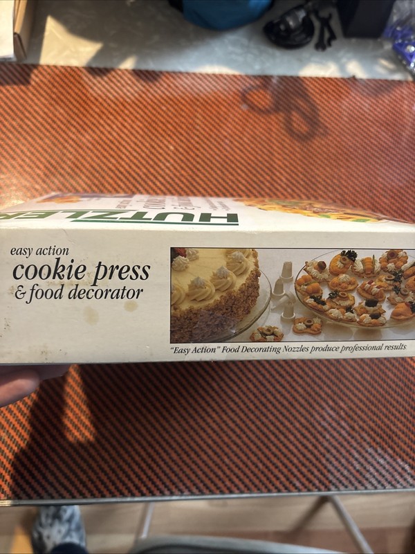 Hutzler Cookie Press & Decorator Original 2001 BRAND NEW IN BOX gallery