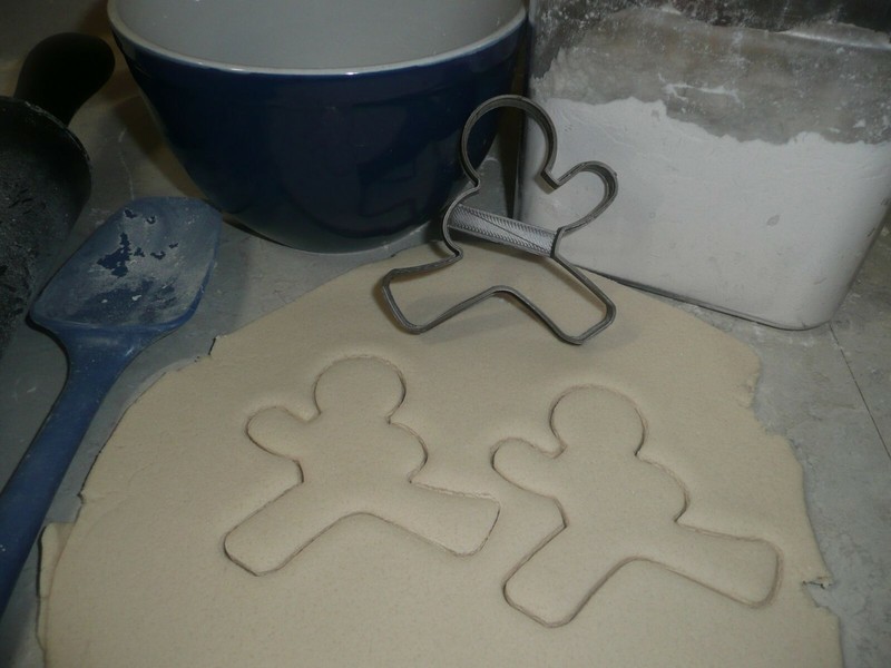 NINJA GINGERBREAD MEN OUTLINES FOUR POSES CHRISTMAS SET OF 4 PR1392 gallery
