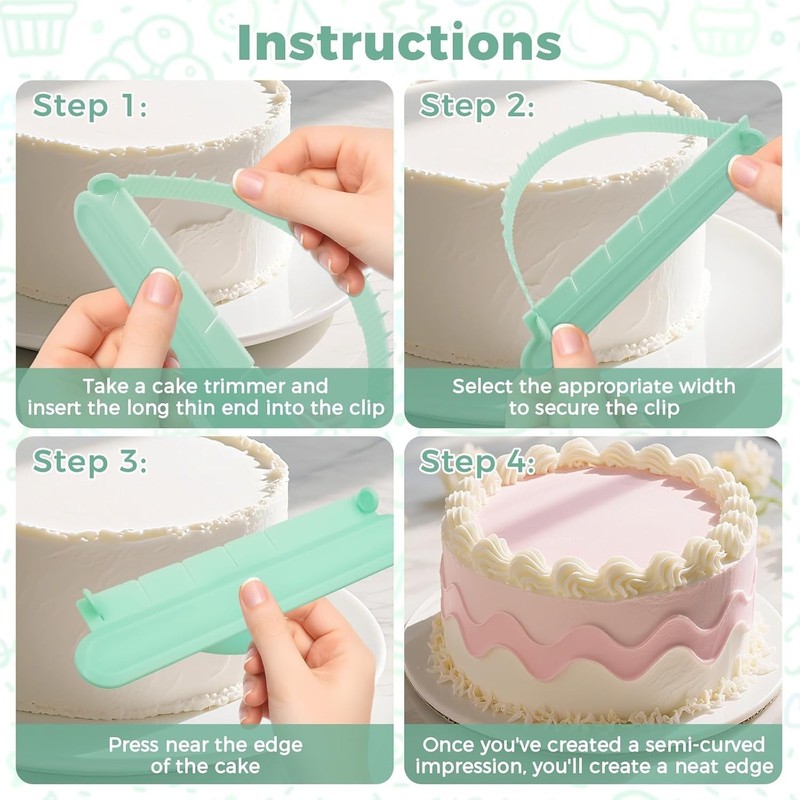 Lightweight Cake Arc Ruler Set for Impeccable Decor - Perfect for All Occasions gallery