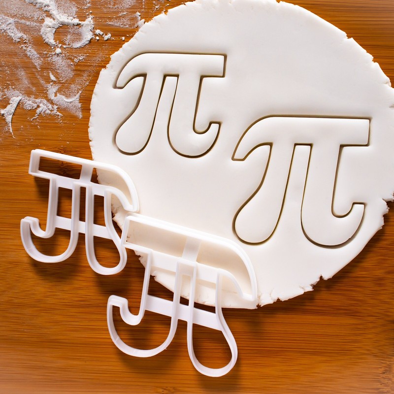 Set of 2 Pi Cookie Cutters – Mathematics teacher class math pie day mathematical