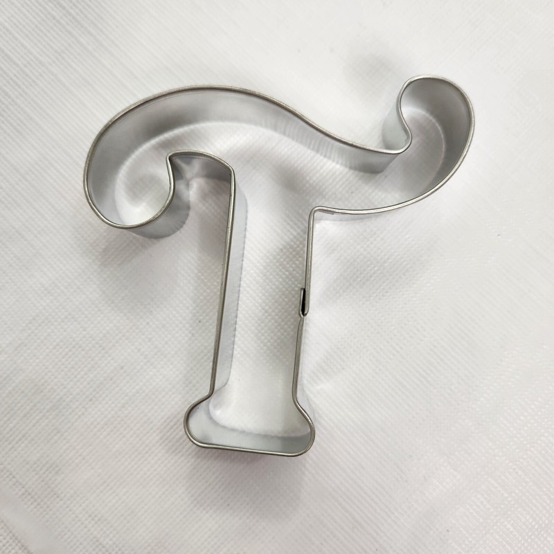 Cookie Cutter Initial Letter T Wilton Brand Monogram Metal