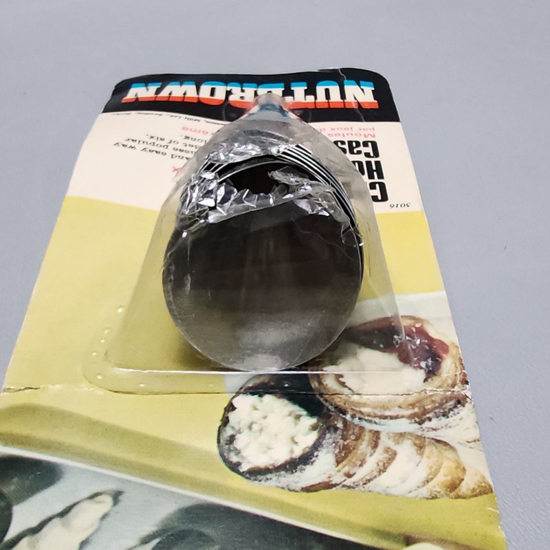 Vintage Nutbrown Cream Horn Cases Heavy Aluminum 4 1/2" Pack of 6 England gallery