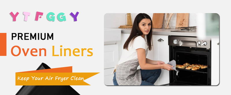 Oven Liners for Bottom of Oven - 5 Pack Large Heavy Duty Mats, 17”x25” Non-Stick gallery