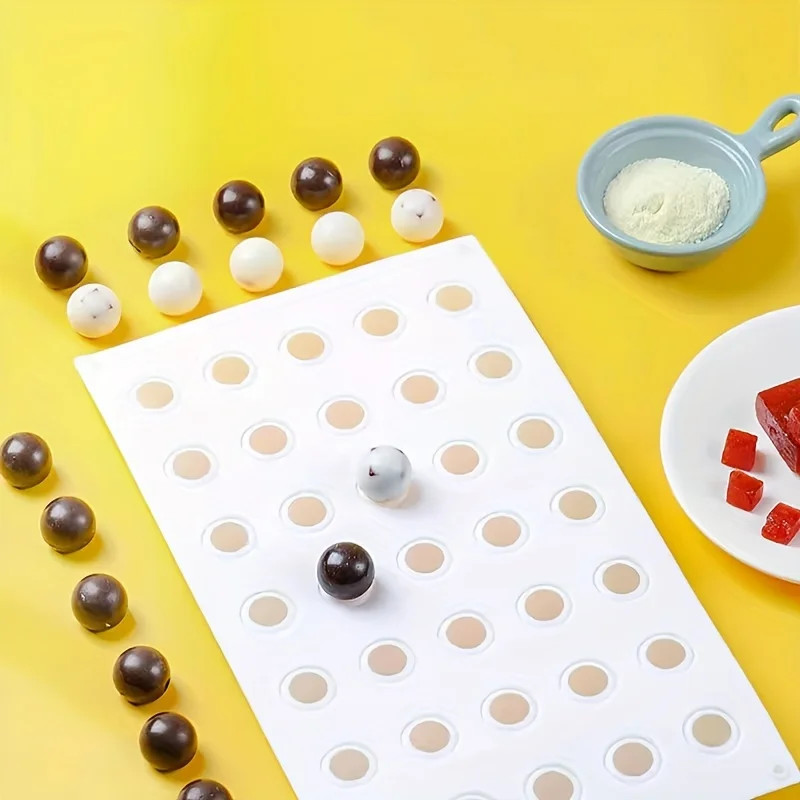 Round Silicone Ball Mold Chocolate Cake Jelly Mousse Ice Cube Baking Tool gallery